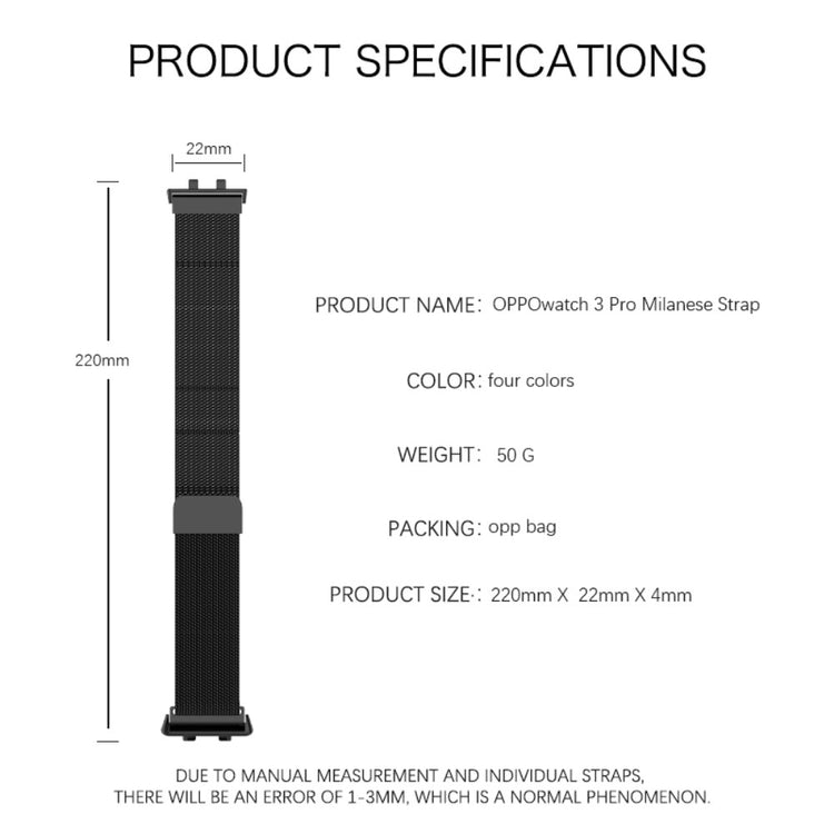 Mega skøn Universal Apple Nylon Rem - Størrelse: S - Hvid#serie_4