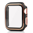 Apple Watch Series 8 (45 mm) cubierta de galvanoplastia de doble color con cristal templado 