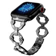 Elegante correa de reloj con decoración de pedrería para Apple Watch Series 8 (45 mm) / Watch Ultra 