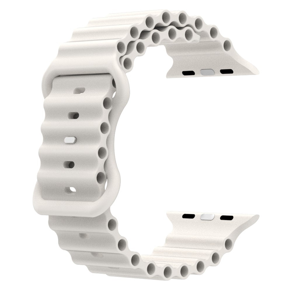 Mega holdbart Universal Apple Silikone Rem - Hvid#serie_3