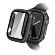 Funda HAT-PRINCE Apple Watch Series 8 (45 mm) estilo fibra de carbono con cristal templado