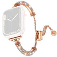 Apple Watch Series 8 (45 mm) / Watch Ultra correa de metal con decoración de brillantes 