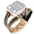 Apple Watch Series 8 (45 mm) / Watch Ultra cadena de metal y correa de piel 