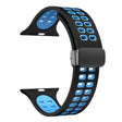 Correa de silicona de doble color Apple Watch Series 8 (45 mm) / Watch Ultra 