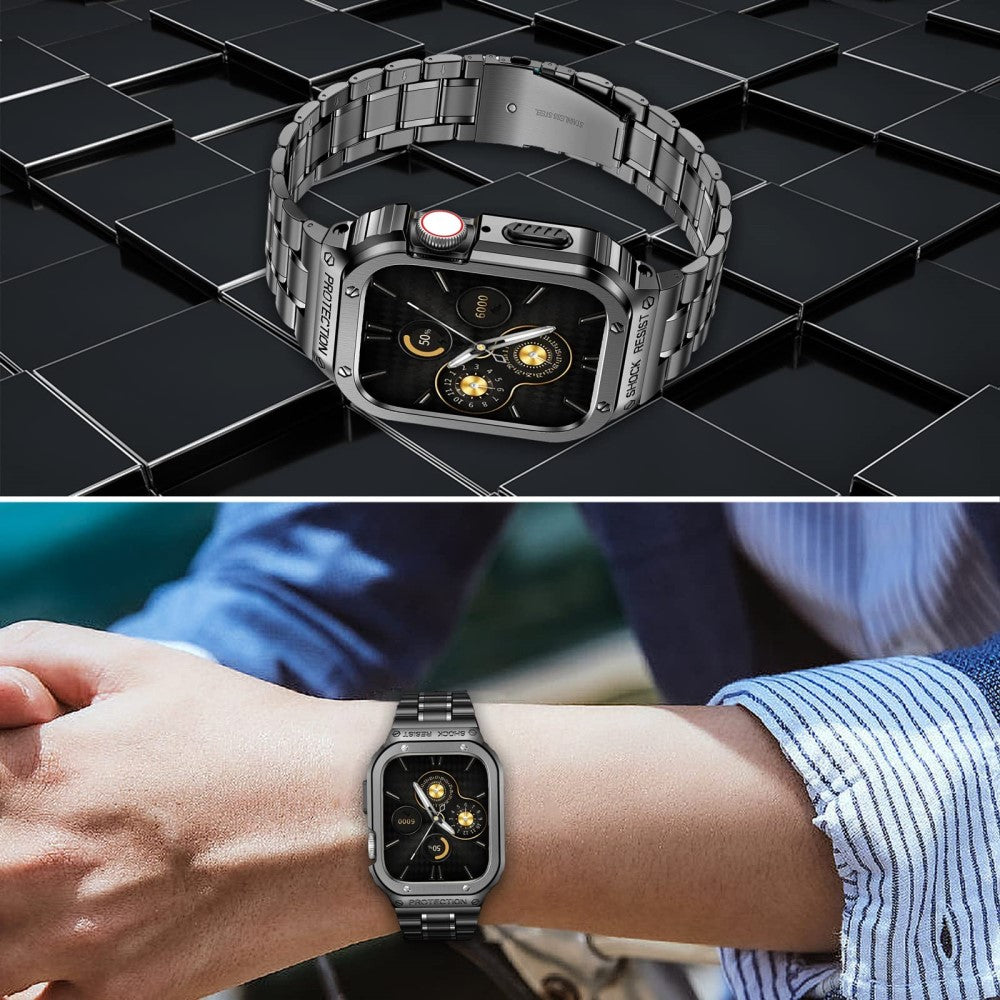 Helt Vildt Fint Metal Universal Rem passer til Apple Smartwatch - Sølv#serie_3