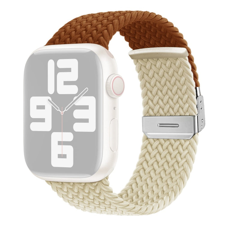 Glimrende Nylon Universal Rem passer til Apple Smartwatch - Brun#serie_10