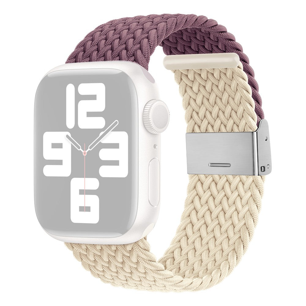 Glimrende Nylon Universal Rem passer til Apple Smartwatch - Lilla#serie_15