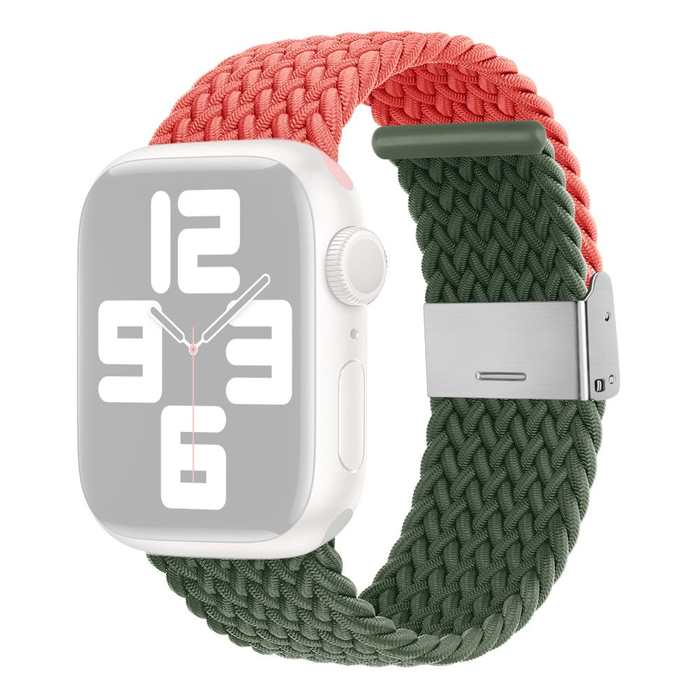 Glimrende Nylon Universal Rem passer til Apple Smartwatch - Grøn#serie_3