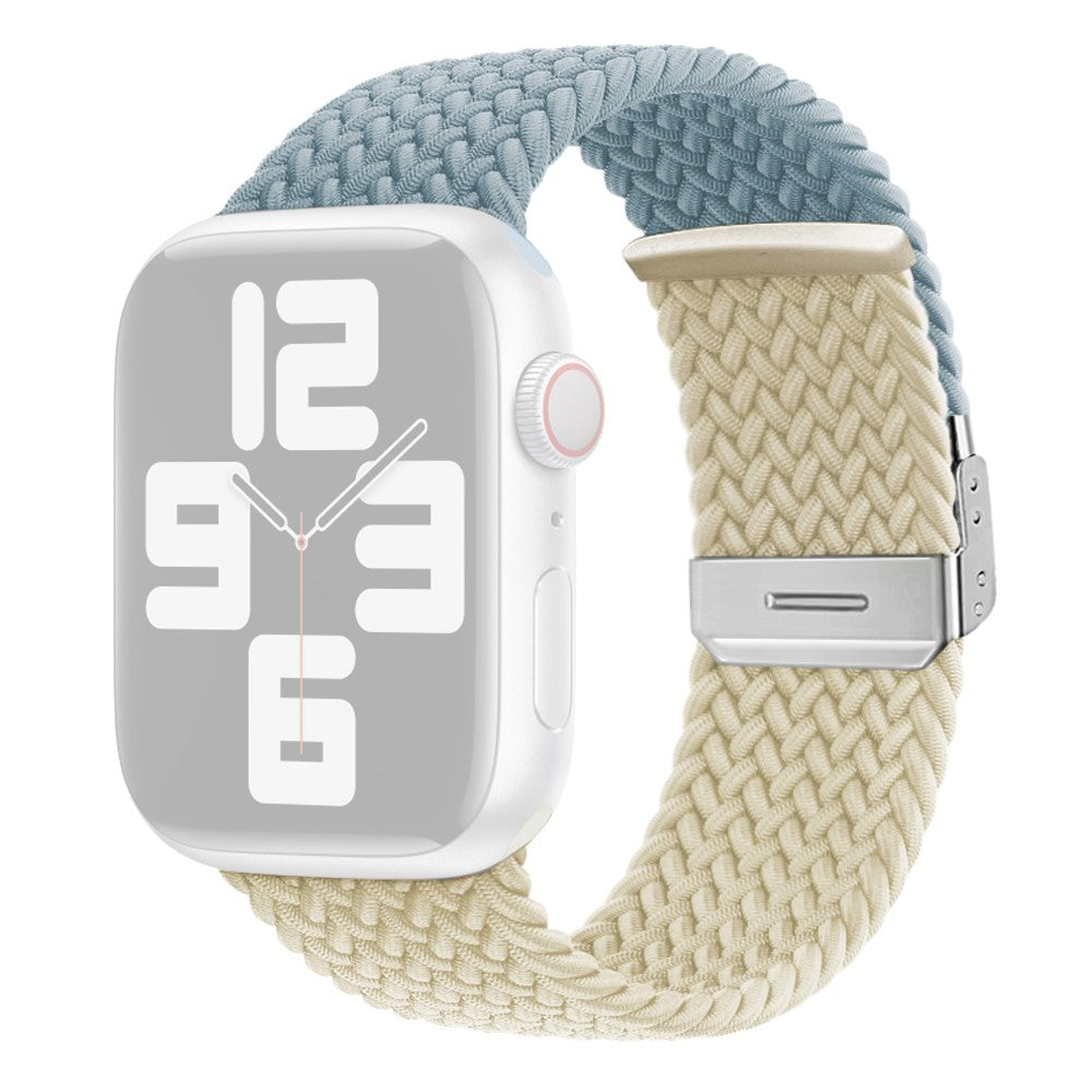 Glimrende Nylon Universal Rem passer til Apple Smartwatch - Blå#serie_7