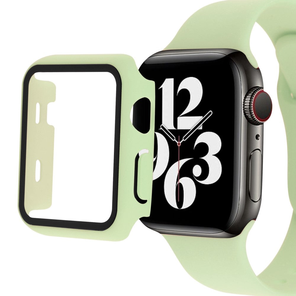 Meget Godt Universal Apple Cover med Skærmbeskytter i Plastik og Hærdet Glas - Grøn#serie_5