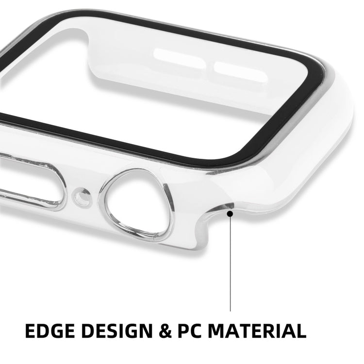 Vildt Fint Universal Apple Cover med Skærmbeskytter i Plastik og Hærdet Glas - Hvid#serie_3