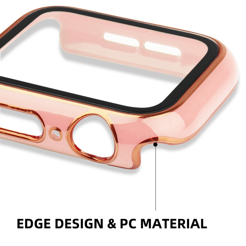Vildt Fint Universal Apple Cover med Skærmbeskytter i Plastik og Hærdet Glas - Pink#serie_5