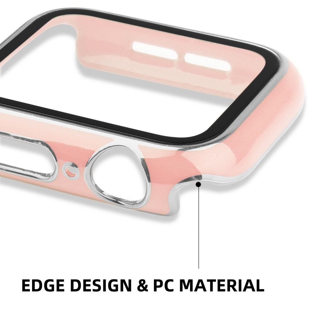 Vildt Fint Universal Apple Cover med Skærmbeskytter i Plastik og Hærdet Glas - Pink#serie_6