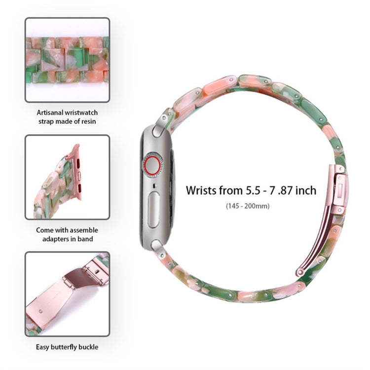 Apple Watch Series 1-3 42mm Metal Rem med Cover - Pink#serie_12