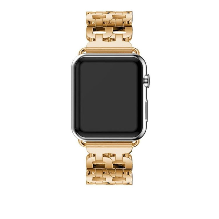 Vildt elegant Apple Watch Series 1-3 42mm Metal Rem - Guld#serie_4
