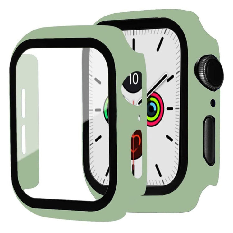 Apple Watch Series 1-3 42mm Holdbar Plastik Bumper  - Grøn#serie_8