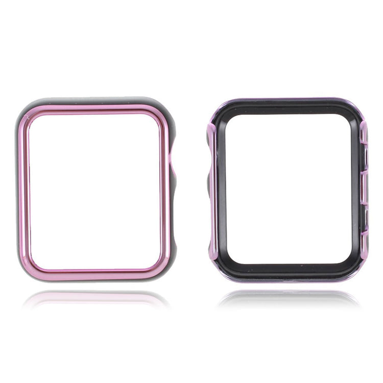 Apple Watch Series 1-3 42mm Stilfuld Plastik Bumper  - Pink#serie_3