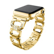 Duradera Apple Watch Series 1-3 38mm Metal Y Estrás Correa Reloj