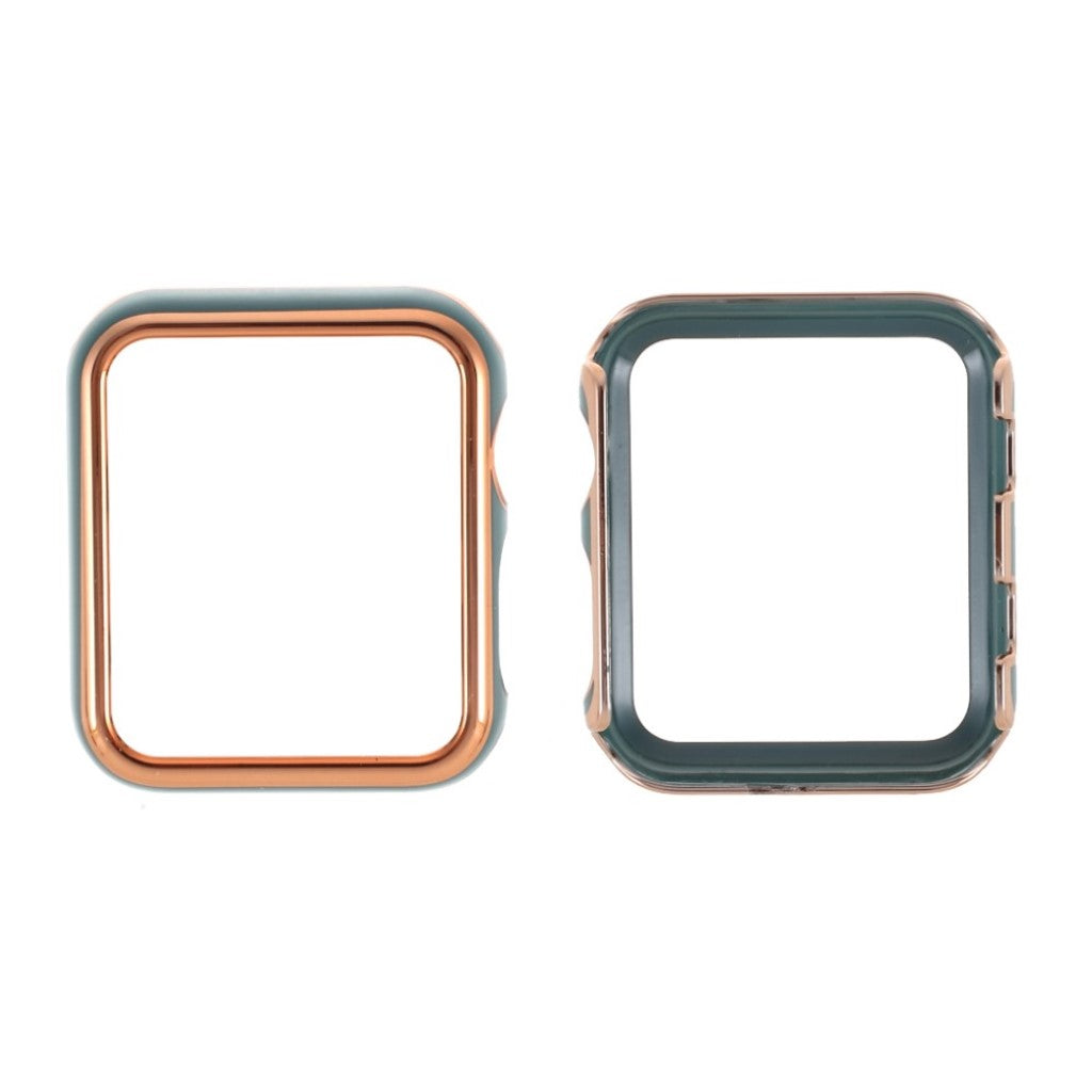 Apple Watch Series 1-3 38mm Stilfuld Plastik Bumper  - Guld#serie_1