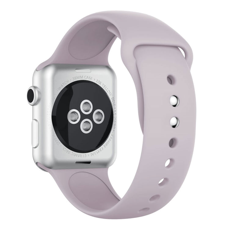 Vildt nydelig Apple Watch Series 4 40mm Silikone Rem - Lilla#serie_13