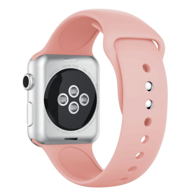 Vildt nydelig Apple Watch Series 4 40mm Silikone Rem - Pink#serie_6