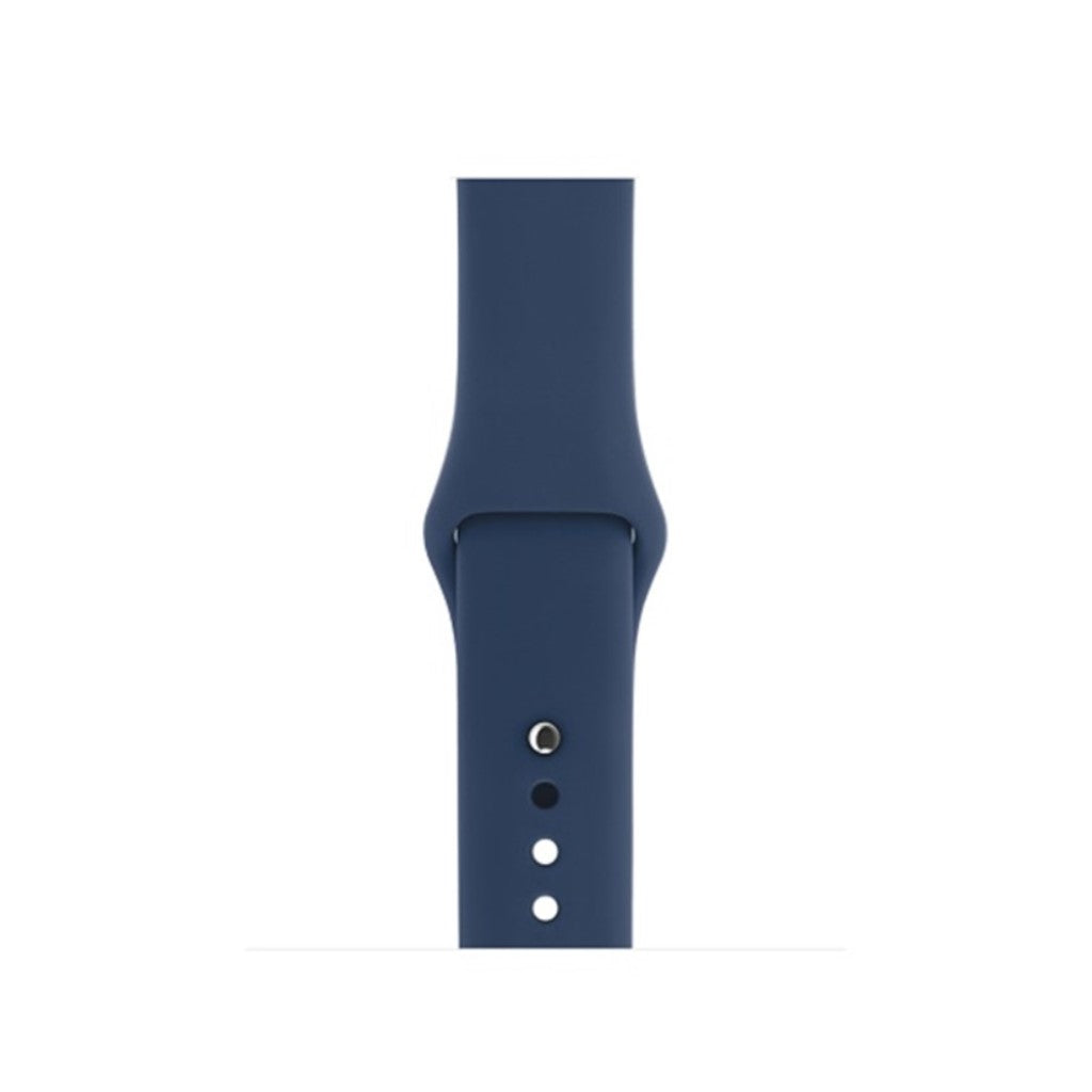 Vildt sejt Apple Watch Series 4 40mm Silikone Rem - Blå#serie_20