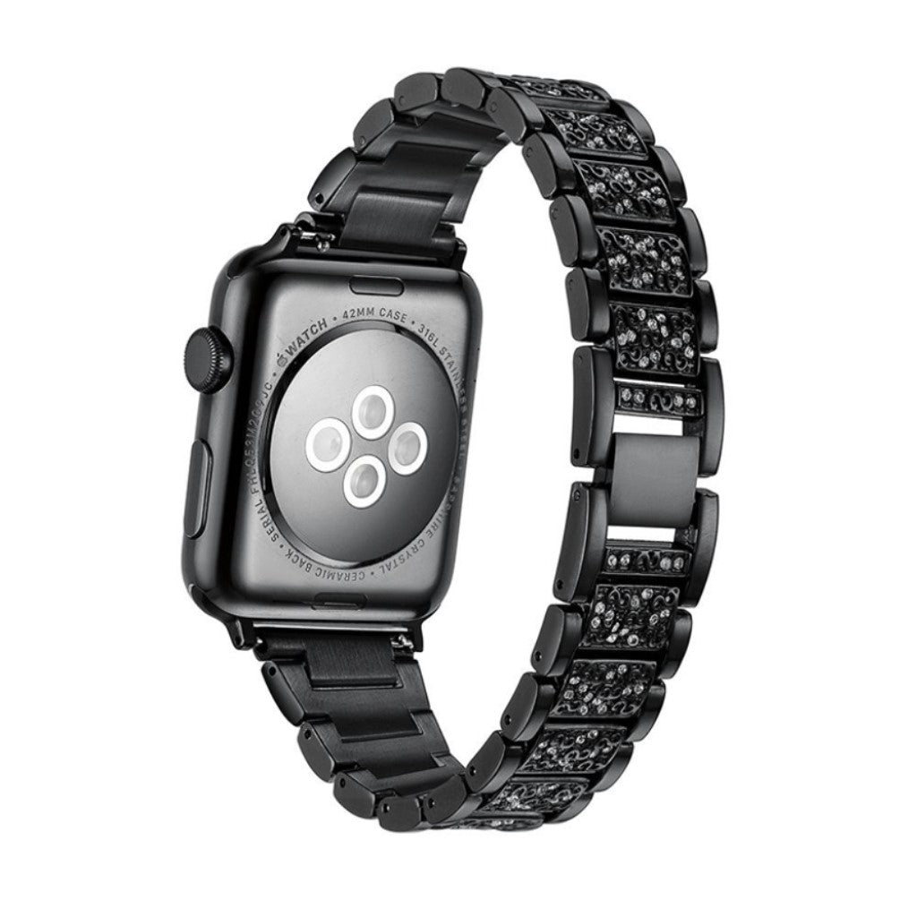 Helt vildt godt Apple Watch Series 4 40mm Metal Rem - Sort#serie_1