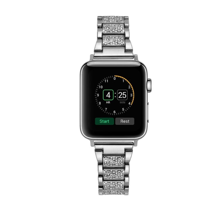 Helt vildt godt Apple Watch Series 4 40mm Metal Rem - Sølv#serie_2