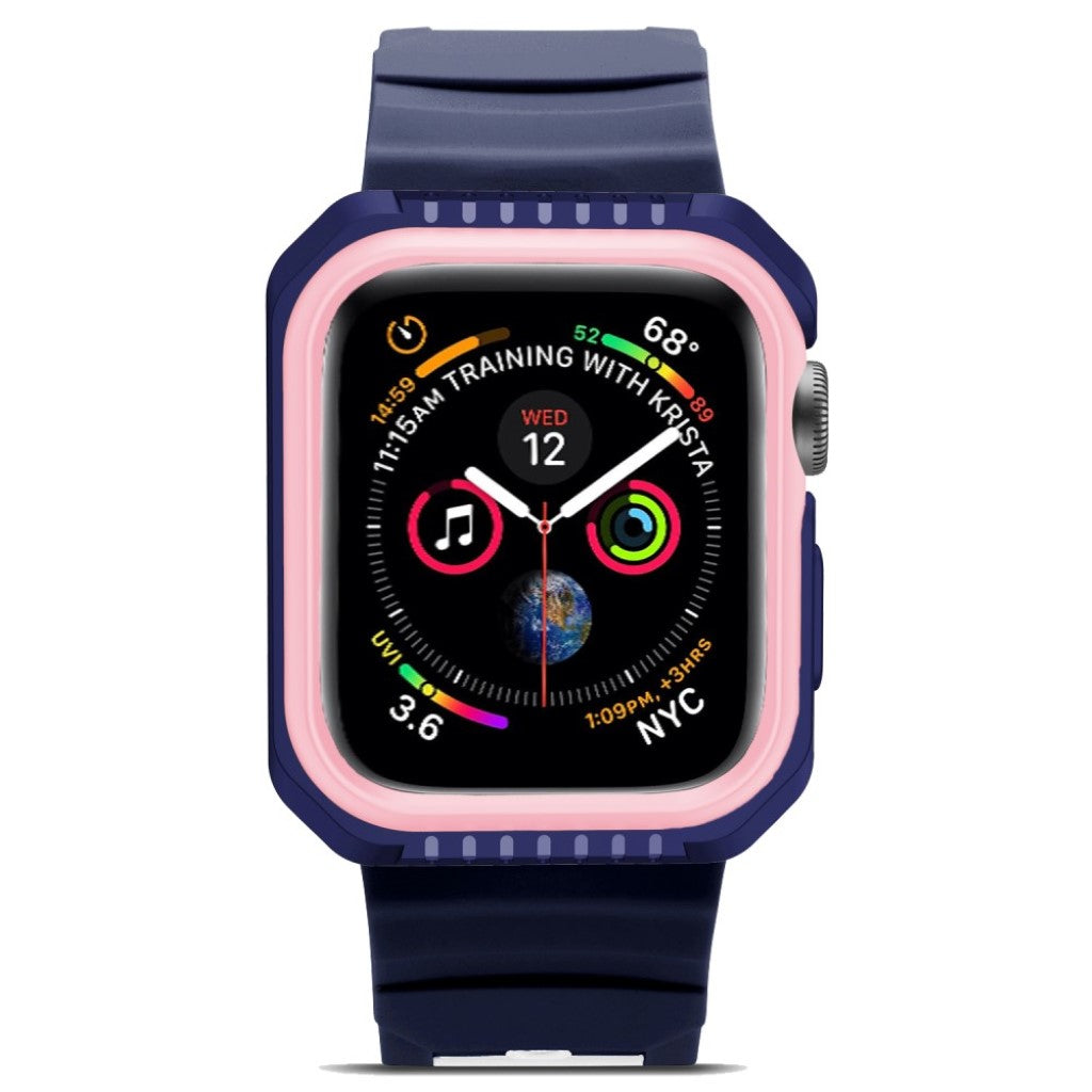 Apple Watch Series 4 44mm Fleksibel Silikone Bumper  - Flerfarvet#serie_1
