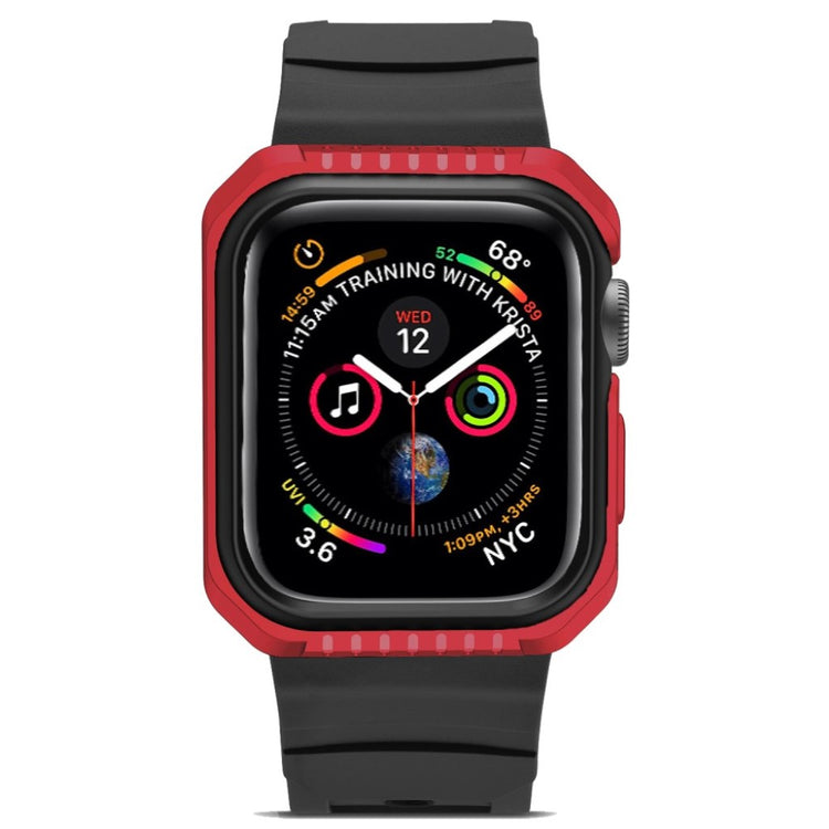 Apple Watch Series 4 44mm Fleksibel Silikone Bumper  - Flerfarvet#serie_3