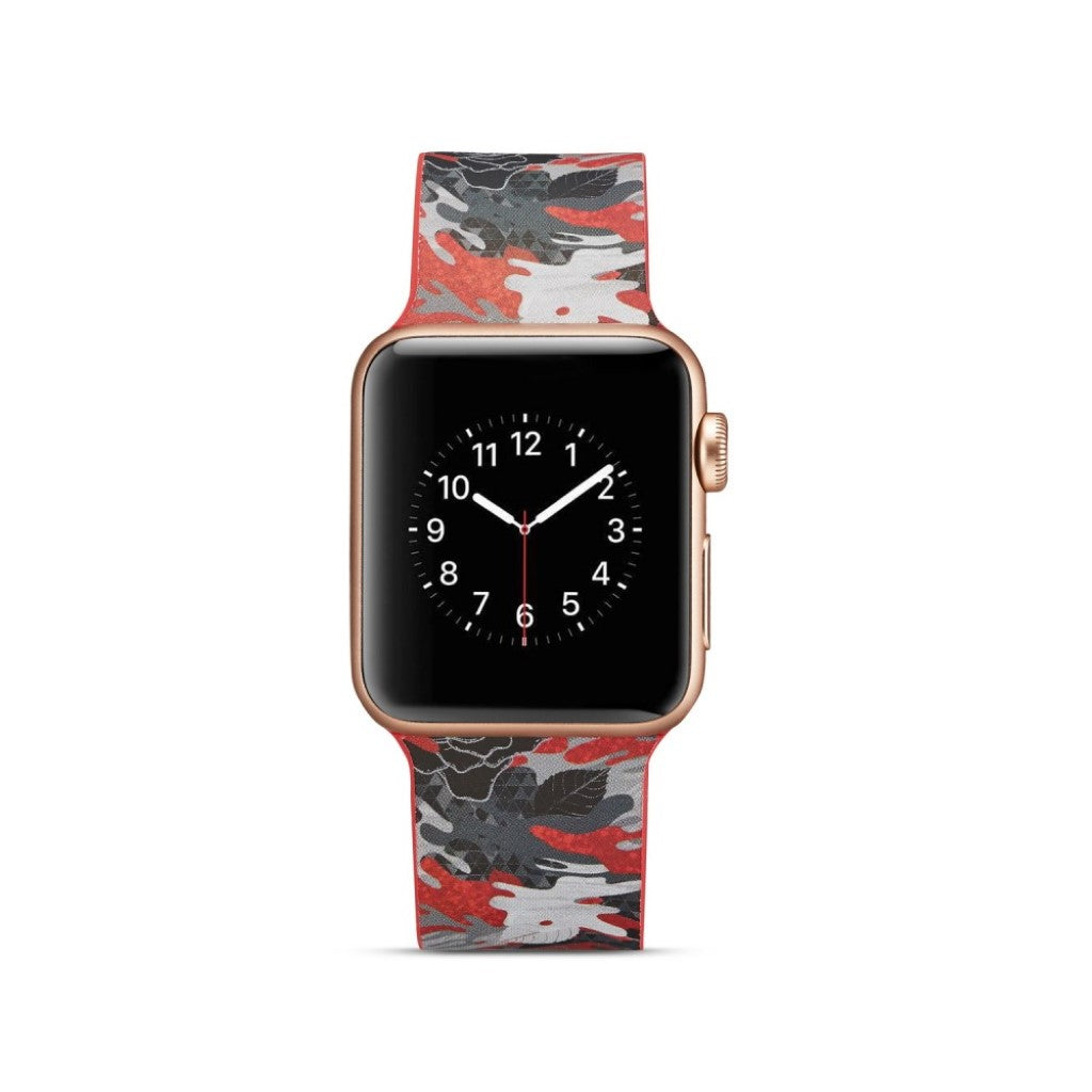 Super godt Apple Watch Series 4 44mm Silikone Rem - Flerfarvet#serie_11
