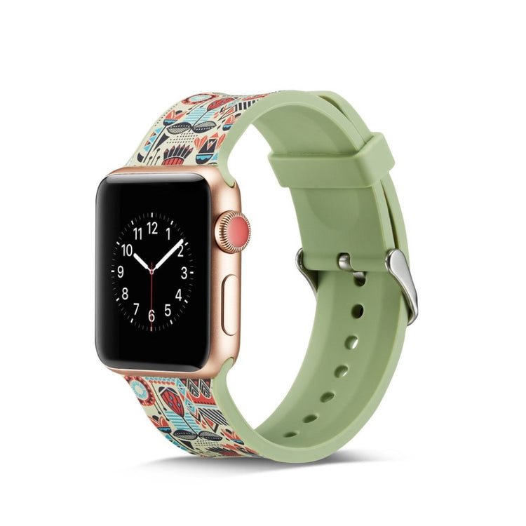 Super godt Apple Watch Series 4 44mm Silikone Rem - Flerfarvet#serie_14