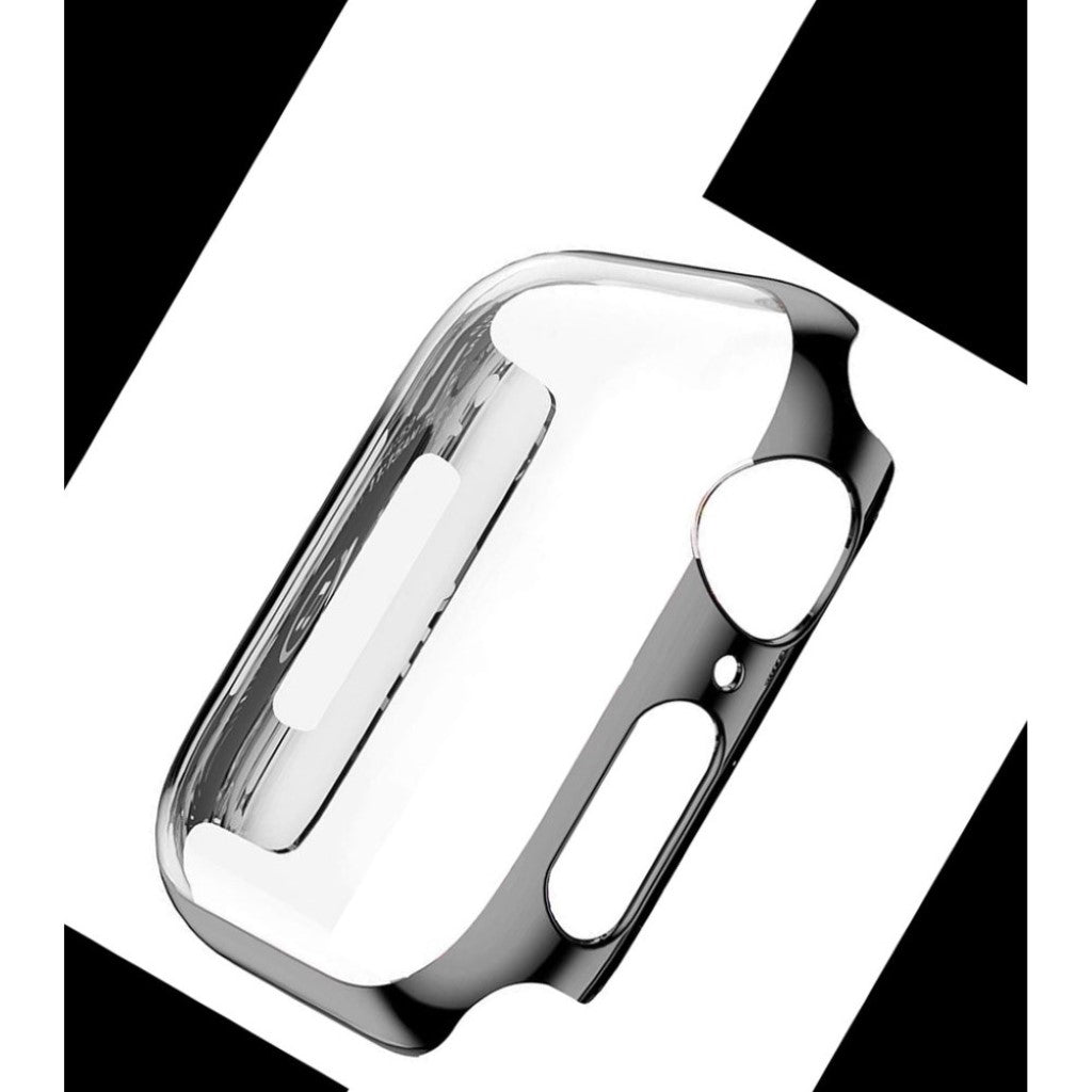 Super Flot Apple Watch Series 4 44mm Silikone Cover - Sort#serie_1