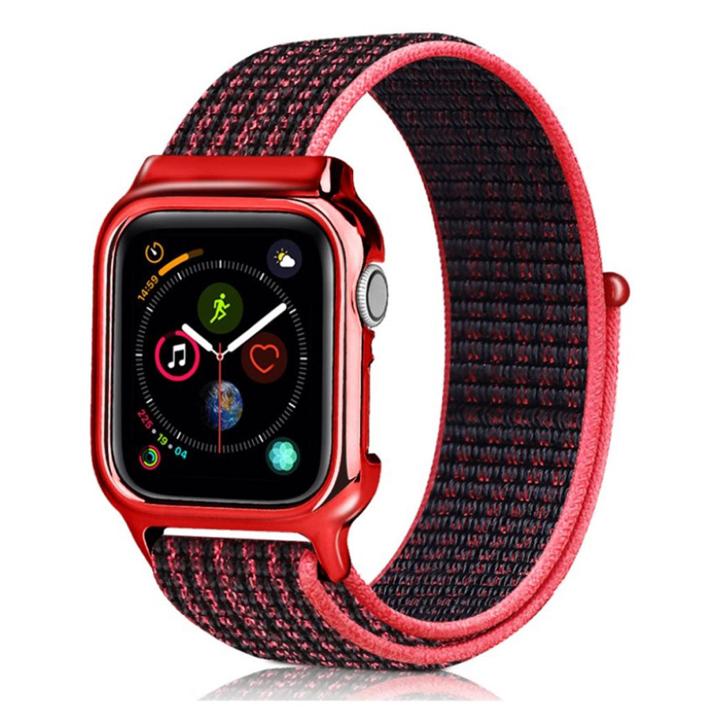 Meget flot Apple Watch Series 4 44mm Nylon Rem - Flerfarvet#serie_5