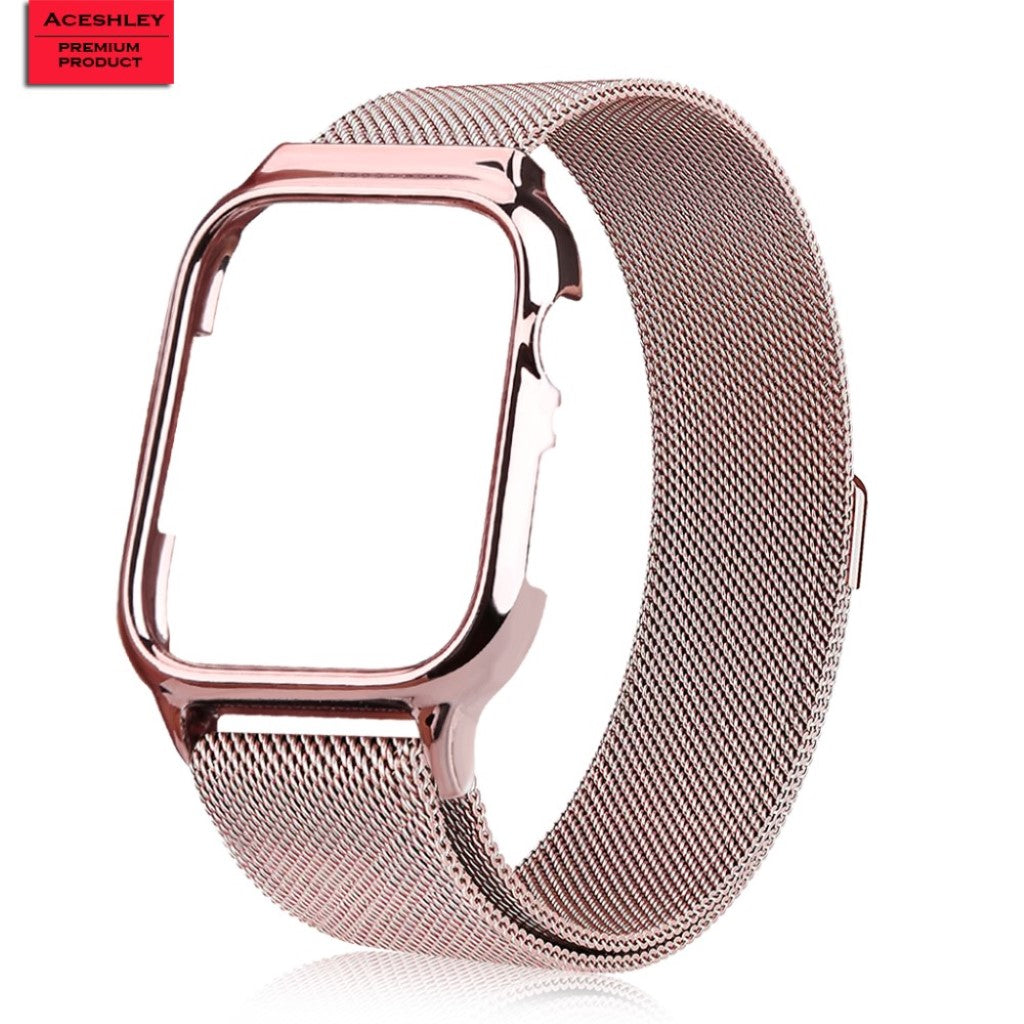 Glimrende Apple Watch Series 4 44mm Metal Rem - Pink#serie_4