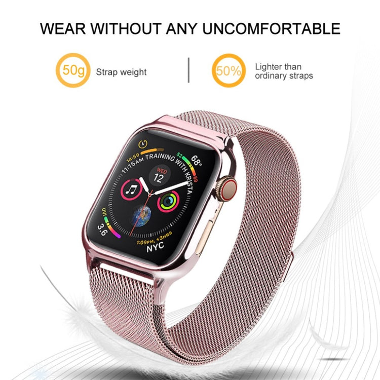 Glimrende Apple Watch Series 4 44mm Metal Rem - Pink#serie_4