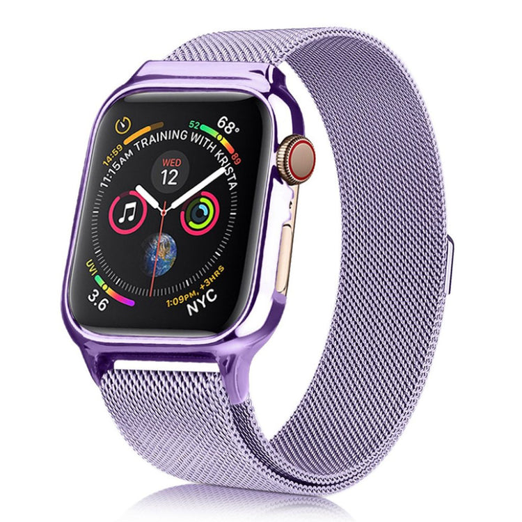 Glimrende Apple Watch Series 4 44mm Metal Rem - Lilla#serie_6