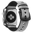 Correa de silicona de cuero auténtico para Apple Watch Series 5 de 40 mm 