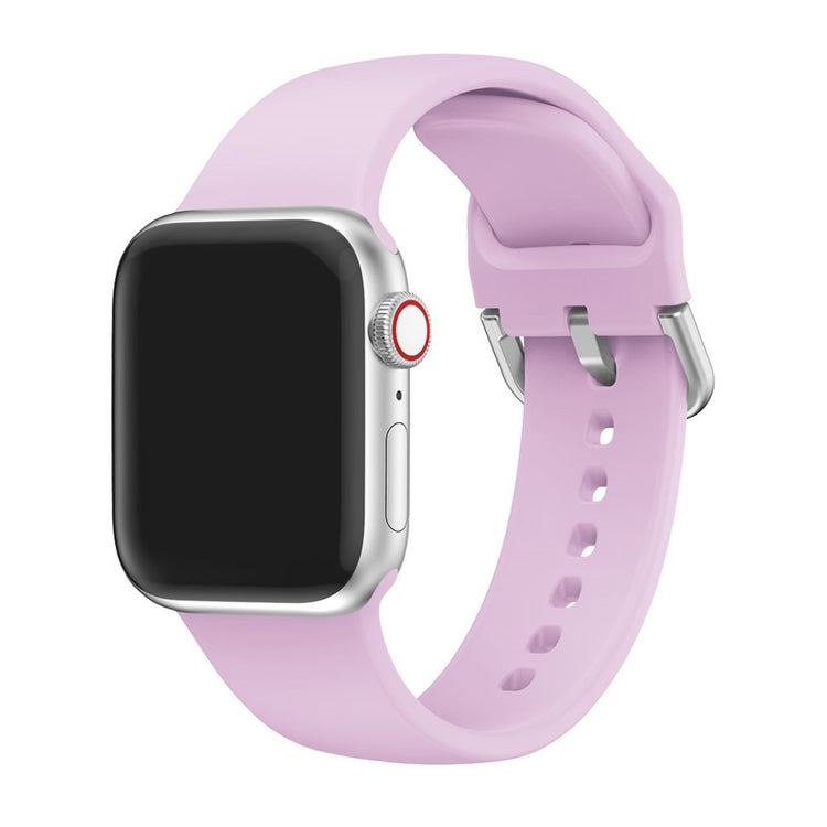 Vildt holdbart Apple Watch Series 5 40mm Silikone Rem - Lilla#serie_10