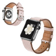 Correa de reloj recubierta de cuero auténtico Apple Watch Series 5 de 40 mm 
