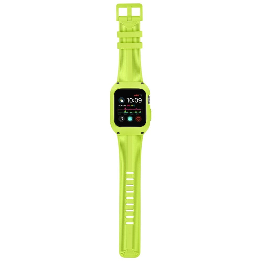  Apple Watch Series 5 40mm / Apple Watch 40mm Silikone Rem - Grøn#serie_5