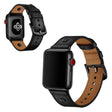 Correa de reloj de cuero auténtico con decoración de remaches Apple Watch Series 5 de 40 mm 