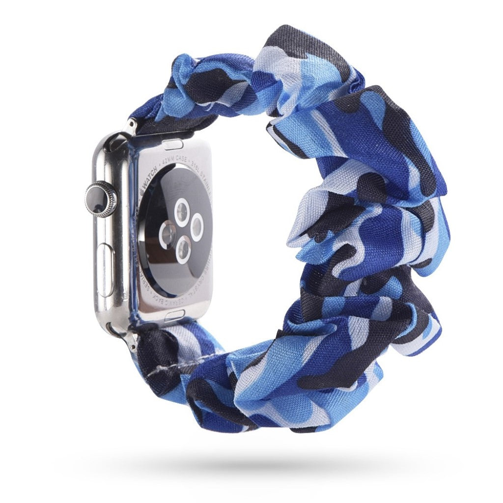 Super fed Apple Watch Series 5 40mm Nylon Rem - Blå#serie_16