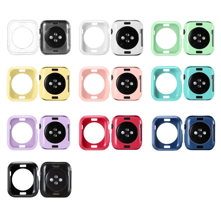 Super Fint Apple Watch Series 5 40mm Silikone Cover - Sort#serie_1