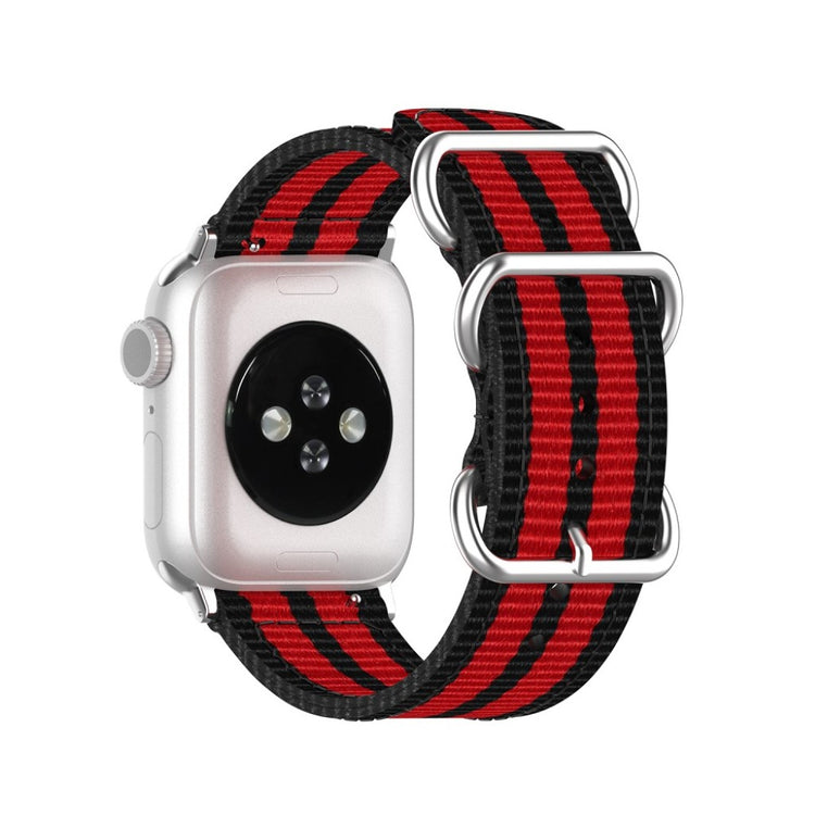 Vildt elegant Apple Watch Series 5 40mm Nylon Rem - Sort#serie_2