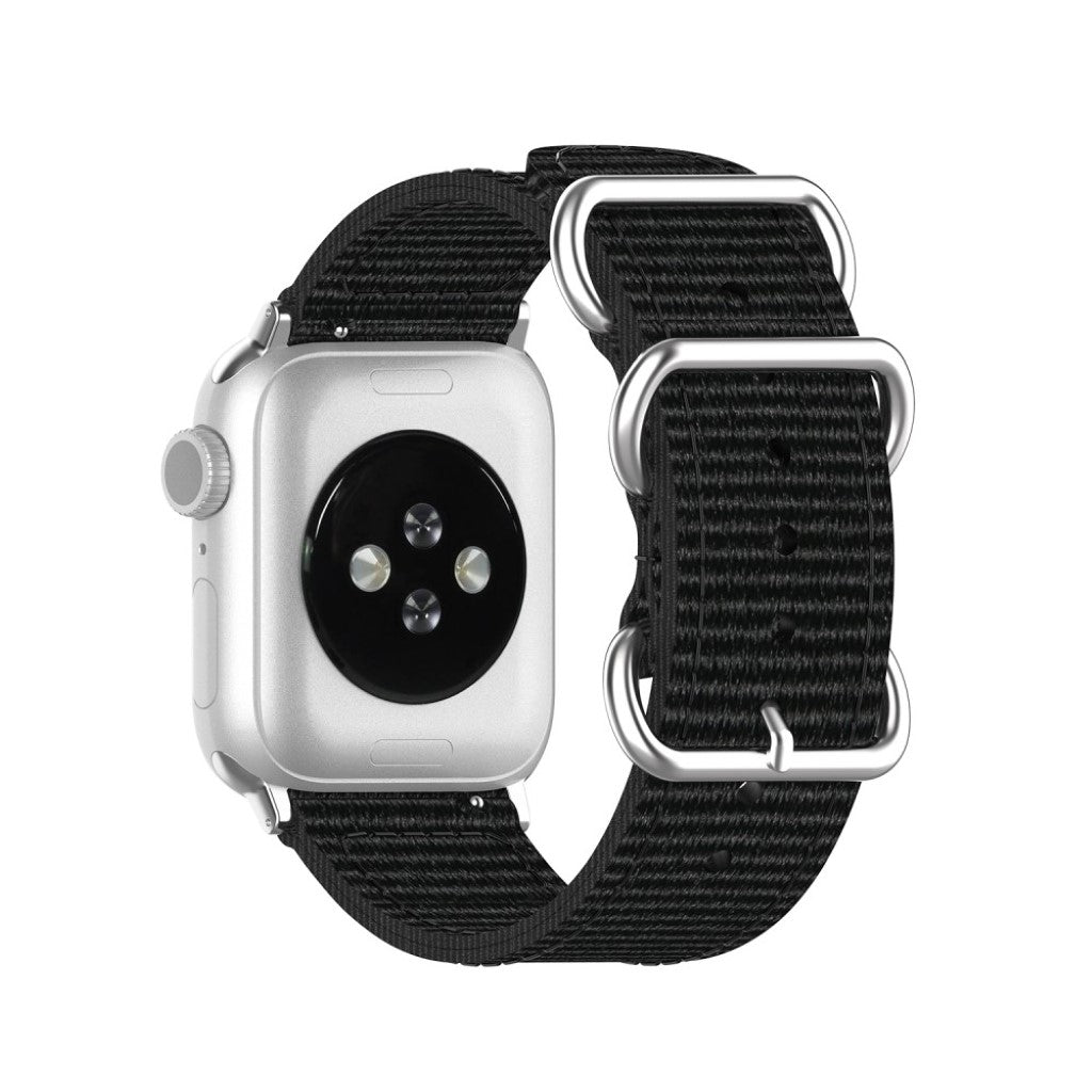Vildt elegant Apple Watch Series 5 40mm Nylon Rem - Sort#serie_5