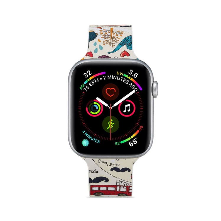Super fantastisk Apple Watch Series 5 40mm Silikone Rem - Flerfarvet#serie_5