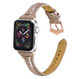Correa de cuero auténtico para Apple Watch Series 5 44 mm