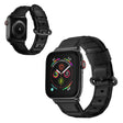 Apple Watch Series 5 44 mm cómoda correa de reloj revestida de cuero auténtico 