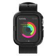 Correa de silicona para Apple Watch Series 5 44 mm estilo franja blindada 